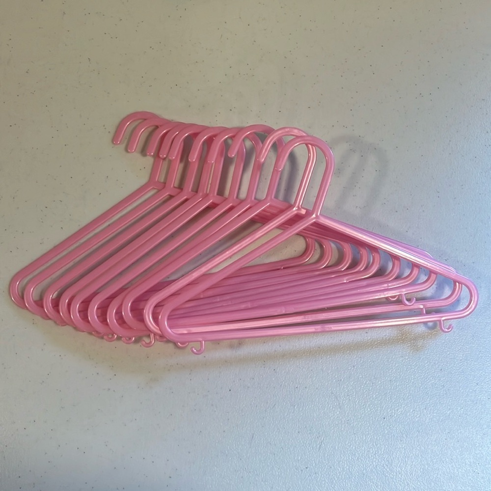 10 Pink Children’s Hangers